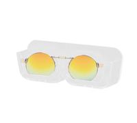 Éclair de lunettes adhésive - Porte-mains, unité d'affichage flottante ABS premium | Accessoire de porte-lune d'économie d'espace, rack de lunettes minimalistes, montage à et au bâton, scénario