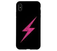 Éclair Rose du Féminisme Et du Pouvoir - Vintage Coque pour iPhone XS Max