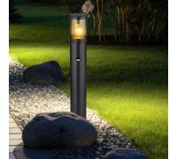 Éclairage Allée Chemin Jardin Lumière de Plancher Extérieur Détecteur Noir LED