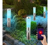 Éclairage Allée Chemin Lampadaire Lampe Smart Accueil Appsteuerung Dimmable RGB