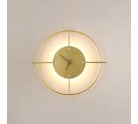 Éclairage appliques murales créatives LED 11w horloge muette appliques murales ultra-mince luminaire intérieur moderne lampes murales encastrées nordiques pour salon chambre salle à manger lumière