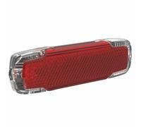 Éclairage arrière à batterie pour porte-bagage espcement entre vis Busch & Müller Toplight 2c usb Rouge