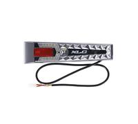 Éclairage arrière gauche pour porte-vélos XLC azura xtra led Argenté
