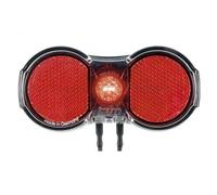 Éclairage arrière leger espacement entre vis Busch & Müller Toplight flat Rouge