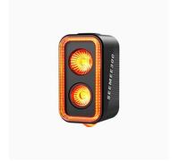 Magic Shine Seemee 300 Rear Light Doré 300 Lumens Black / Red