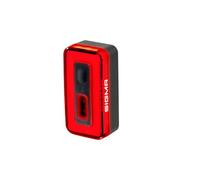 Sigmaitalia Feu arrière de vélo NYTE 70 – COB, feu stop intégré, USB‑C, portée 500 m