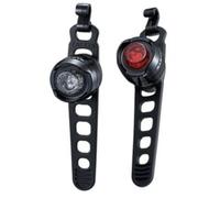 Cateye – Paire d'éclairage Orb Set – Noir