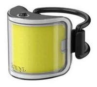 Eclairage avant - KNOG - Cobber Front-Small - 110 Lumens - Gris/Jaune - Rechargeable USB - Pour être vu