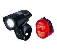 Éclairage Avant Pour Vélo Loisir - Sigma - Buster 100/Nugget Ii - Led - Noir - Pile