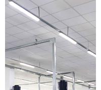 Eclairage baignoire LED 120 cm plafonnier pièce humide pièce humide cave atelier atelier bureau éclairage IP65 6000K