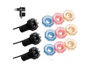 Eclairage bassins MINIBRIGHT 3x8 leds Ubbink