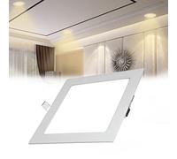 Éclairage Carré À Led de 6,5 Pouces 12 W avec Boîte de Jonction, Éclairage Encastré À Led Ultra Fin de 720 Lm Peut Être Utilisé Dans les Bureaux, les Magasins, les Écoles Et les Hôpitaux ( Color : 400