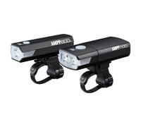 Eclairage Casque Cateye Combo Ampp 1100 Et Ampp 800 Noir