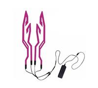 Éclairage Casque Moto Vélo Bande Lumineuse à LED adhésive pour Casque, avec | Autocollant Lumineux 3 Modes, Signal Lumineux De Conduite, Accessoires De Conduite Accessoires Pour V