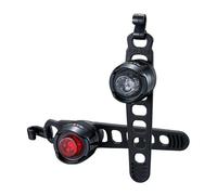Cateye Éclairage vélo Orb – Lot avant 50 lm / arrière 30 lm – USB rechargeable, étanche – Noir