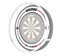 Eclairage Cible Winmau Plasma Ice + Winmau Pro Line Blade 6 Original White Bundle Deal - Dartset