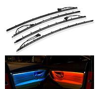 Éclairage D'ambiance De Voiture Multicolore, Bande Lumineuse à LED De Voiture 2 Couleurs, Panneau De Porte De Auto Éclairage D'ambiance Multicolore à LED Adaptée pour Remplacement pour Série 3 F30 20