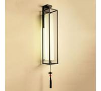 éclairage d'applique murale Nouvelle applique murale de style chinois, abat-jour en tissu lumière de décoration murale de salon, appliques murales de vanité intérieure E27, lampes de chevet de chambre