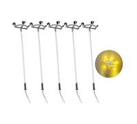 Éclairage d'autoroute miniature lumineux à DEL pour modèles à l'échelle HO améliorant la nuit avec processus d'installation échelle HO