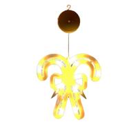 Éclairage de décoration de Noël de fenêtre | Éclairage d'ambiance avec ventouse et alimenté par piles, lampe LED de fenêtre de décoration de Noël, pour fête de mariage extérieur chambre balcon