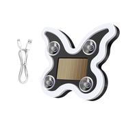 Éclairage De Fenêtre De Voiture - Éclairage Néon Rechargeable En Forme De Papillon, 6 Modes De Signal Décoratif | Panneau De Fenêtre LED Automobile, Accessoire De Lueur Ambiante Vibrante, Conçu Pour L