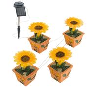 Éclairage de jardin à fleurs à LED à quatre lumières extérieures LED EGLO 47125