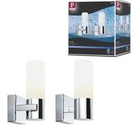 Paulmann Appliques murales Gemini – Kit 2x E14 2x20W IP44 Chrome