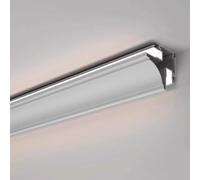 Éclairage De Plafond Et De Mur, Canal D'éclairage Indirect Double Face À LED For Bande De 8 Mm, Moulure De Corniche De Plafond, Profilé En Aluminium Épaissi(5.5 m/18 ft)