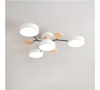 Éclairage De Plafond Plafonnier LED Acrylique Circulaire Plafonnier Semi-encastré Moderne Nordique Plafonnier Proche du Plafond Luminaires pour Salon Salle à Man, White-4 Heads, White Light