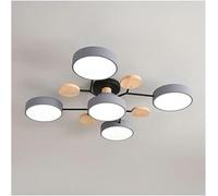 Éclairage De Plafond Plafonnier LED Acrylique Circulaire Plafonnier Semi-encastré Moderne Nordique Plafonnier Proche du Plafond Luminaires pour Salon Salle à Man, G-5 Heads, White Light