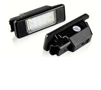 éClairage De Plaque 2pcs 12V LED Plaque d'immatriculation de voiture Numéro d'éclairage Lampe Fix for Citroen C2 C3 C5 C6 C8 Utilisation l'ajustement for Peugeot 106 1007 207 307 406 407 607