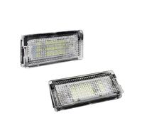 éClairage De Plaque 2pcs 650 0k 3528 SMD LED Numéro de licence Lights Plaque blanche Erreur d'erreur gratuite Utilisation for BMW 3 -Series E46 1998-2005 4 5 portes 12v