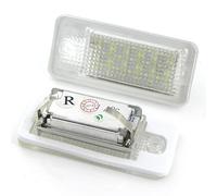 éClairage De Plaque 2pcs Erreur gratuite LED Numéro de licence Plaque lampes lumineuses Fit Utilisation for Audi A6 4F RS6 C6 A4 B6 B7 S4 RS4 A3 8P Q7 4L A5 8F A8 4H S8 D4