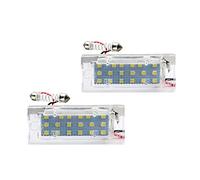 éClairage De Plaque 2pcs pleins LED Numéro Erreur de lumière plaque d'immatriculation For BMW X5 E53 2001-2006 X3 E83 2004-2009 Plaque