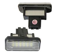 Éclairage de Plaque D'immatriculation 12V, 6500K Lumière de Plaque D'immatriculation LED Haute Performance Lumineuse pour Mercedes-Benz BENZ W203 5D W211 W219 5D Deux Pièces