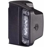 Éclairage de plaque d'immatriculation Montage en saillie latéral vissé HELLA