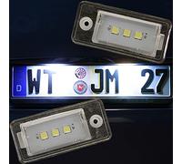 Éclairage de plaque minéralogique à LED de Recambo - Convient pour Audi A3 8P Sportback - 3 portes - Cabriolet