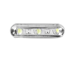 Eclairage de plaque Replay IMMATRICULATION MINI 3 LEDS TRANSPARENT - EQUERRE FIXATION L 40mm - H 10mm 18mm HOMOLOGUE CE