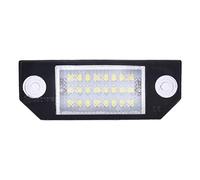 éClairage De Plaque Voiture 12V LED Numéro de licence Plaque lampes lumineuses Fit Utilisation for Ford Focus C-MAX MK2 2003-2008 Lampe à plaque d'immatriculation ampoule externe blanche
