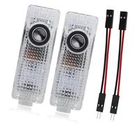 Éclairage De Porte Voiture LED, Lot De 2 Projecteurs Lumineux Au Sol, Accessoire Auto Universel Pour Portière Avant,led porte, Lumière de Voiture Car Door Light, projecteur de porte voiture