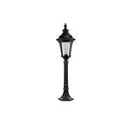 Éclairage de Poteau de Lanterne extérieure, Light Lantern Glass Lantern Black Street High Polon