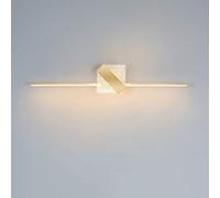 Éclairage de Salle Den Créatif Avec Miroir Led, Applique Murale En Métal Pour Vanity de Maquillage, Lampe Murale Au-Dessus Du Miroir de Placard, Éclairage de Miroir Pour Salle de Toilette/3000K/100Cm