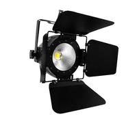 Eclairage de scène, 200W COB LED, technologie RGBWA-UV 6in1, BarnDoors Cool-Warm, EU-Stecker