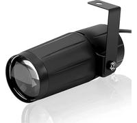Éclairage de scène, lampe de projection LED blanche 3 W, projecteur Pinspot avec support unique pour DJ, discothèque, salles de danse, karaoké