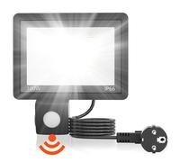 Éclairage de sécurité extérieur - UISEBRT - 100W - Détecteur de mouvement - IP66 - Blanc froid