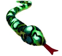 Éclairage de serpent en peluche, serpents d'animaux en peluche avec des lumières nocturnes à LED, jouet de serpent réaliste 41 pouces pour blagues pratiques, Festival d'anniversaire 'Halloween(vert)