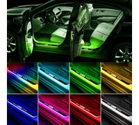 Éclairage de seuil de portière de voiture LED sans fil, éclairage de seuil de portière de voiture personnalisé et résistant à l'eau, lumières décoratives de protection de courtoisie à détection