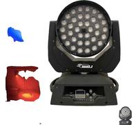 Éclairage de tête mobile, LED Zoom Wash, contrôle DMX, 2 lumières, RGBW 4in1