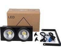 Eclairage de théâtre, 200W, DMX LED Blinder, COB COOL COOL WHITE, EU -Stecker
