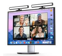 Éclairage de vidéoconférence, barre lumineuse de moniteur de webcam sur ordinateur, kit d'éclairage LED pour ordinateur portable, pour zoom, baladodiffusion, studio, anneau lumineux alternatif avec